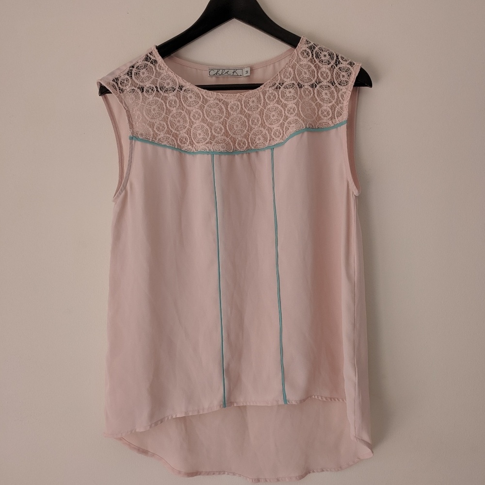 ( 2 for $15 ) Shear Chloe K Tank